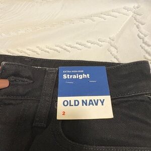 Old Navy Charcoal Straight Jeans